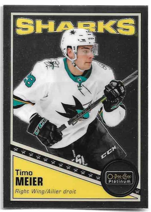 Retro TIMO MEIER 19-20 UD O-Pee-Chee OPC Platinum