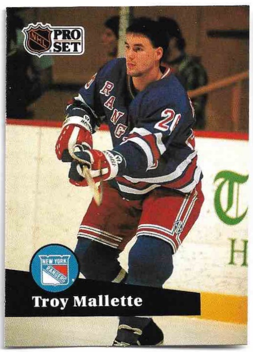 TROY MALLETTE 91-92 Pro Set