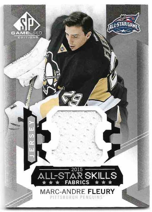 Jersey All-Star Skills Fabrics MARC-ANDRE FLEURY 15-16 UD SP Game-Used