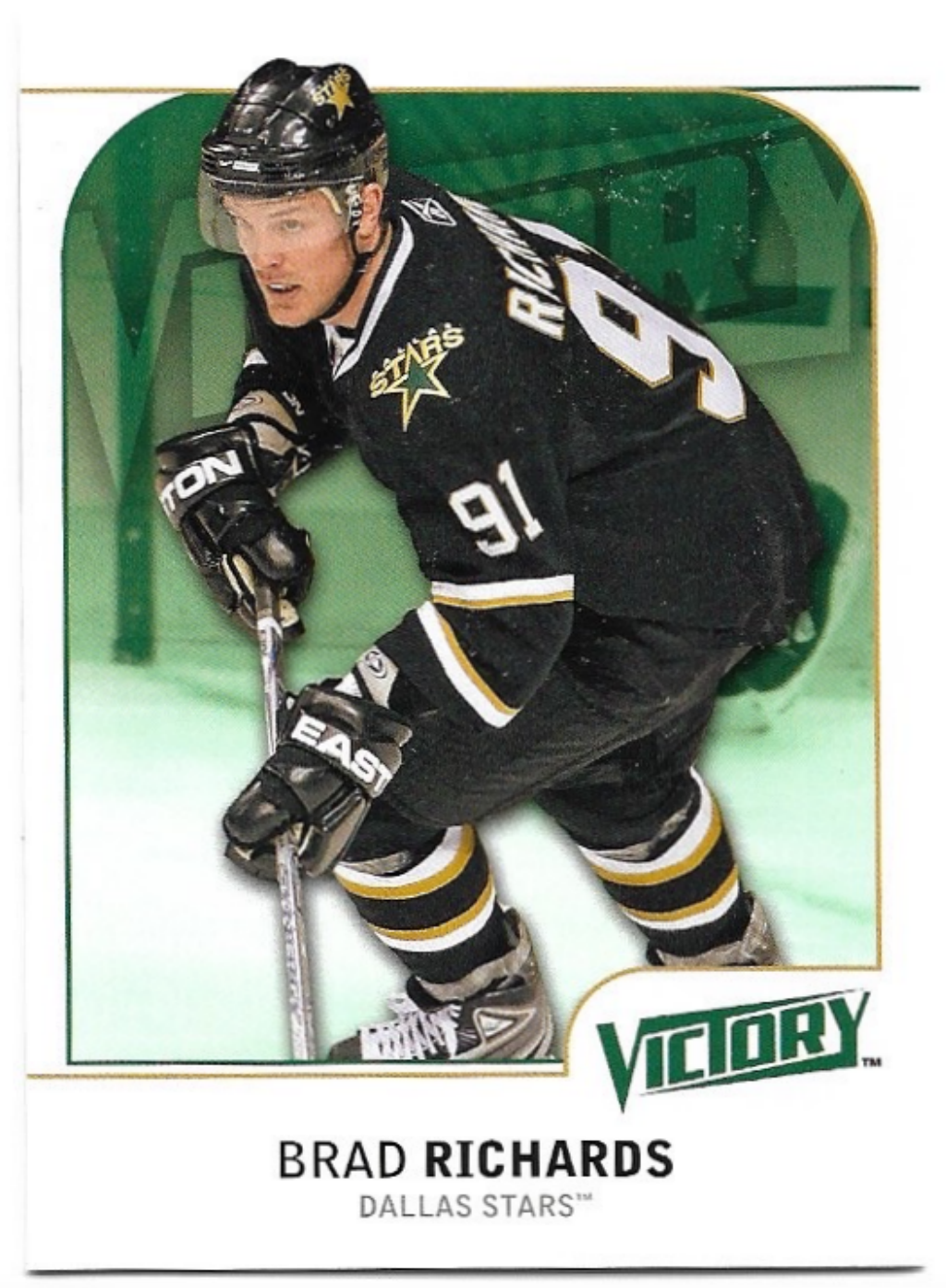 BRAD RICHARDS 09-10 UD Victory