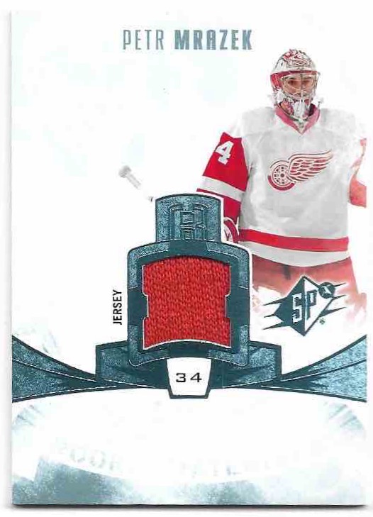 Rookie Jersey Materials PETR MRÁZEK 13-14 UD SPx