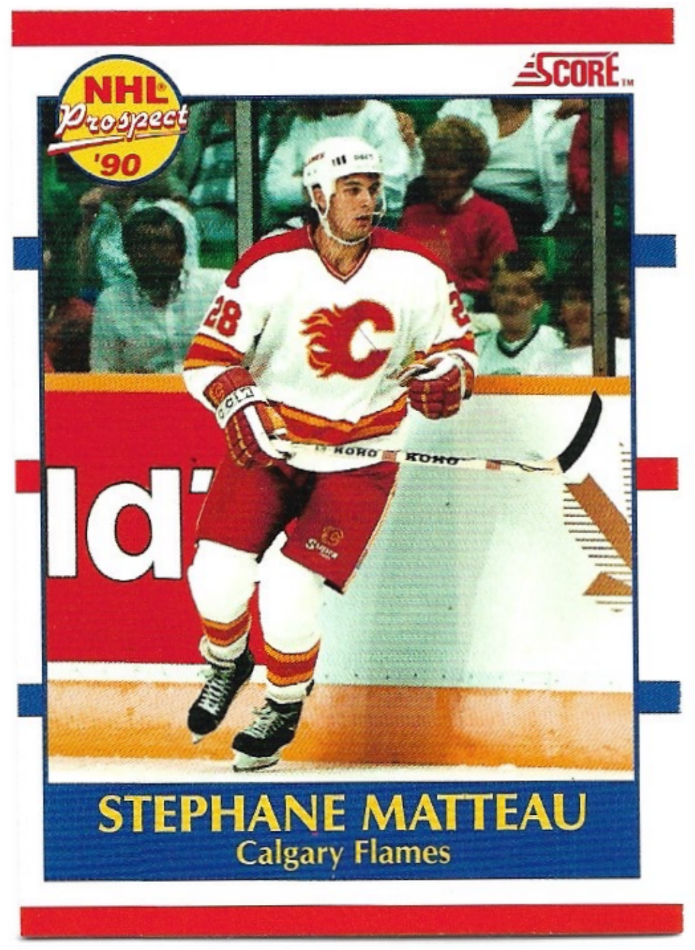 Rookie Top Prospect STEPHANE MATTEAU 90-91 Score Bilingual