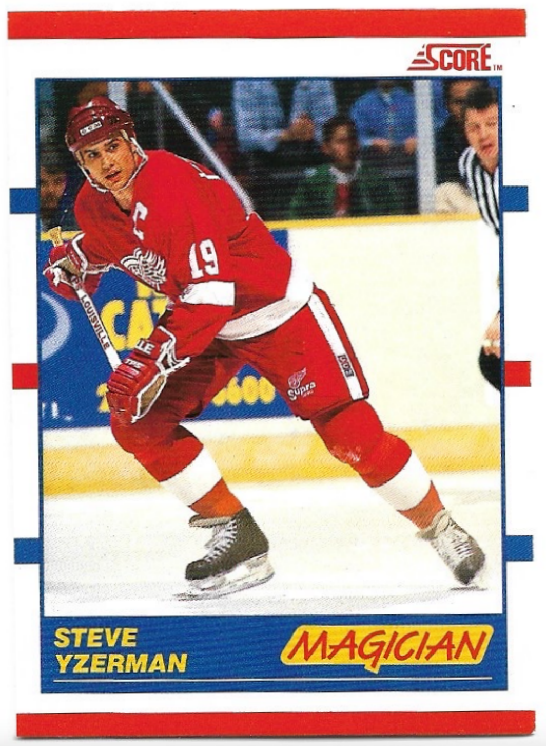 Magician STEVE YZERMAN 90-91 Score Bilingual