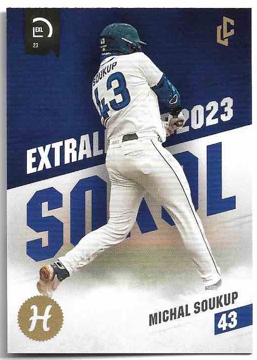 MICHAL SOUKUP 2023 Legendary Cards CZE Baseball Extraleague