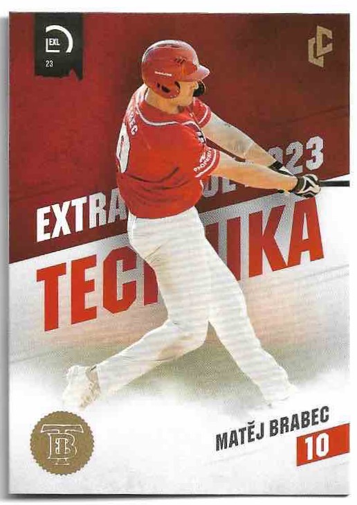 MATĚJ BRABEC 2023 Legendary Cards CZE Baseball Extraleague