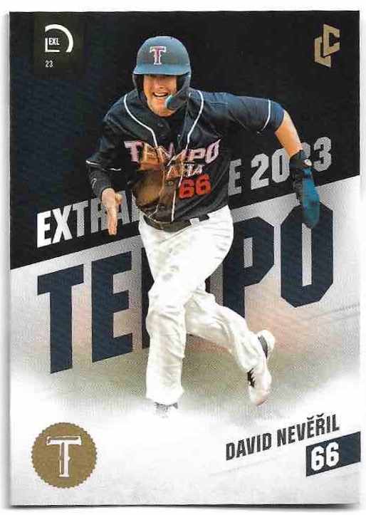 DAVID NEVĚŘIL 2023 Legendary Cards CZE Baseball Extraleague