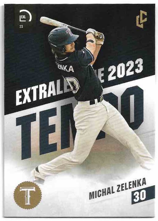 MICHAL ZELENKA 2023 Legendary Cards CZE Baseball Extraleague