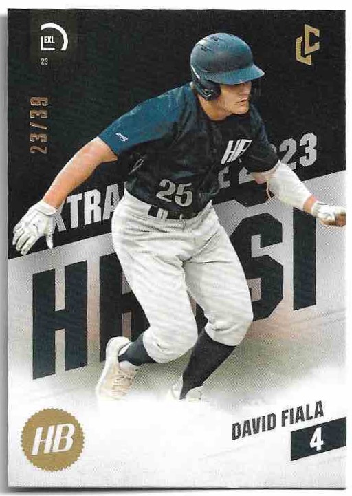 Leather DAVID FIALA 2023 Legendary Cards CZE Baseball Extraleague /39