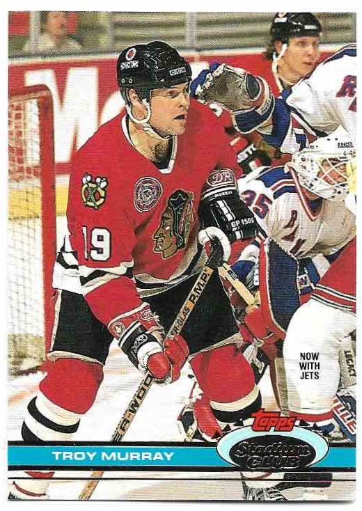 TROY MURRAY 91-92 Topps Stadium Club