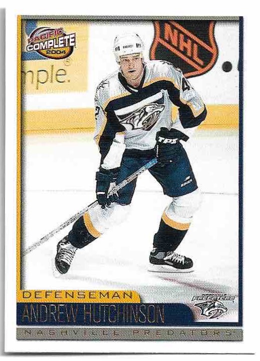 Rookie ANDREW HUTCHINSON 03-04 Pacific Complete