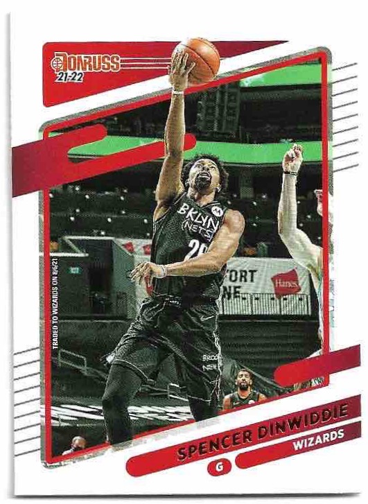 SPENCER DINWIDDIE 21-22 Panini Donruss Basketball