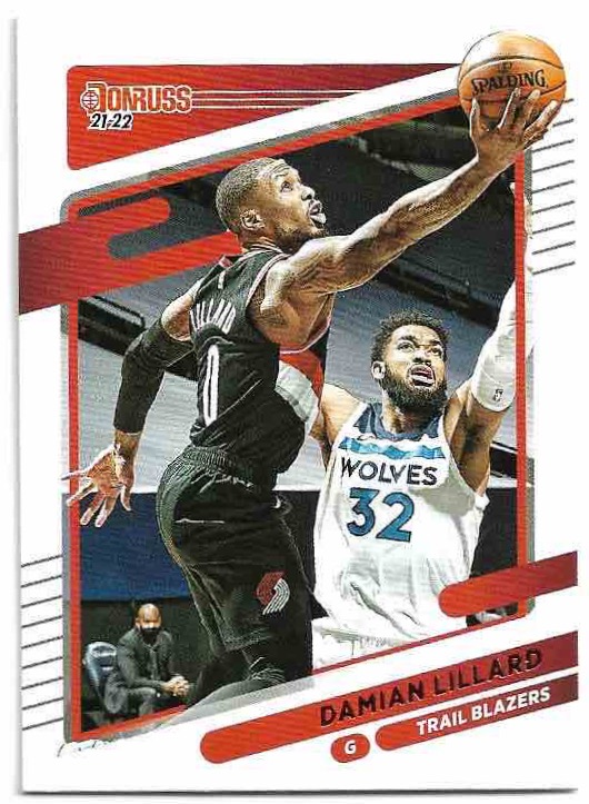 DAMIAN LILLARD 21-22 Panini Donruss Basketball