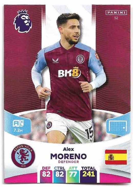 ALEX MORENO 2024 Panini Adrenalyn XL Premier League