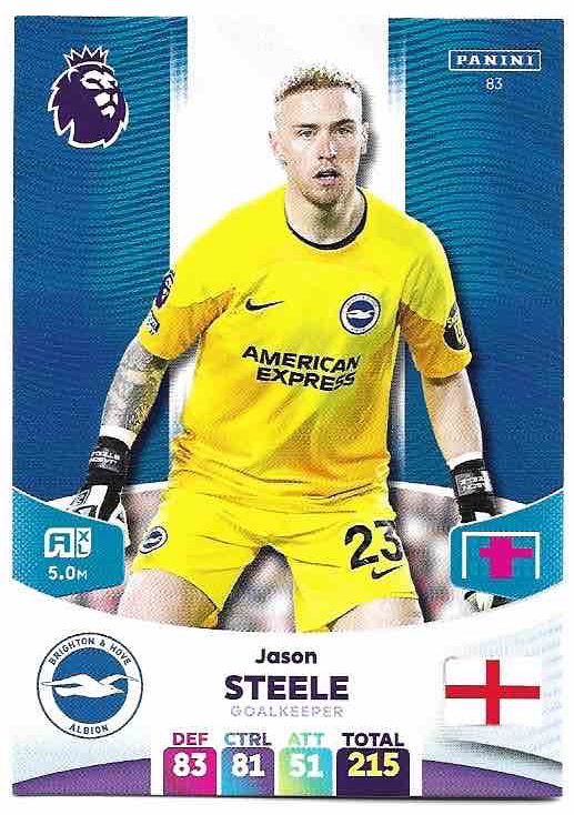JASON STEELE 2024 Panini Adrenalyn XL Premier League