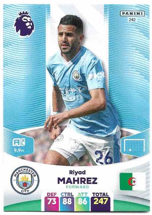 RIYAD MAHREZ 2024 Panini Adrenalyn XL Premier League