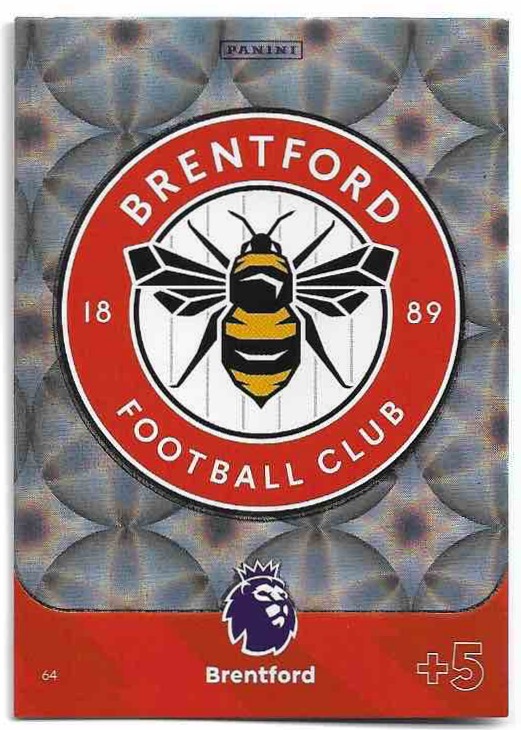 Club Crest BRENTFORD 2024 Panini Adrenalyn XL Premier League