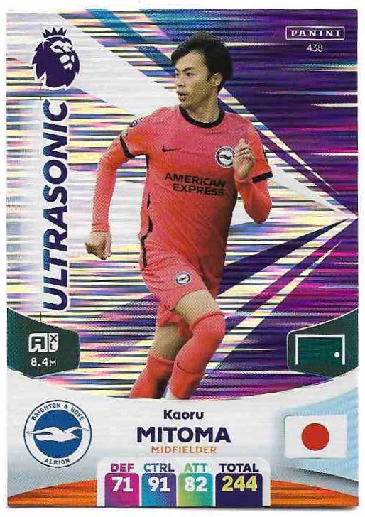 Ultrasonic KAORU MITOMA 2024 Panini Adrenalyn XL Premier League