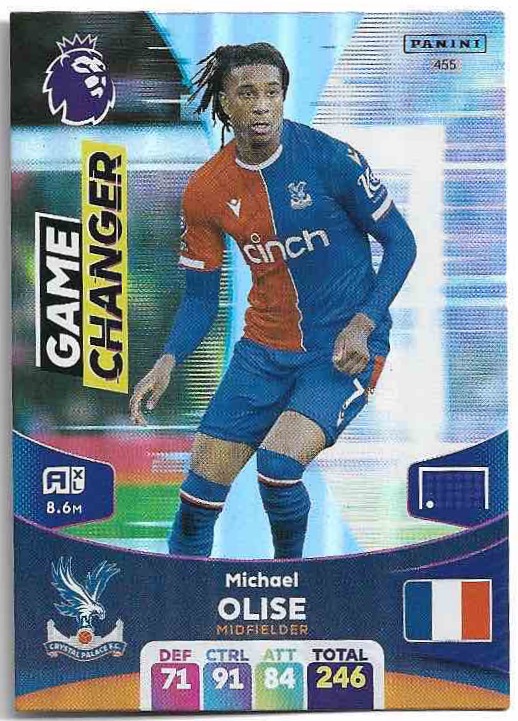 Game Changer MICHAEL OLISE 2024 Panini Adrenalyn XL Premier League
