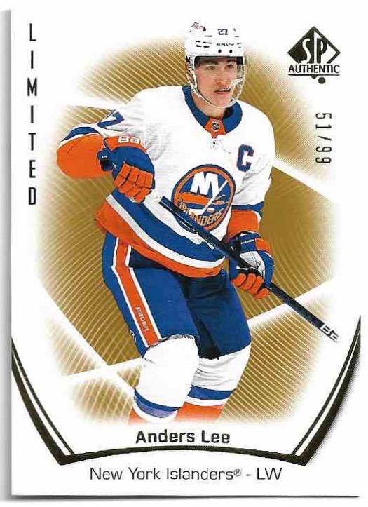 Limited Gold ANDERS LEE 21-22 UD SP Authentic /99