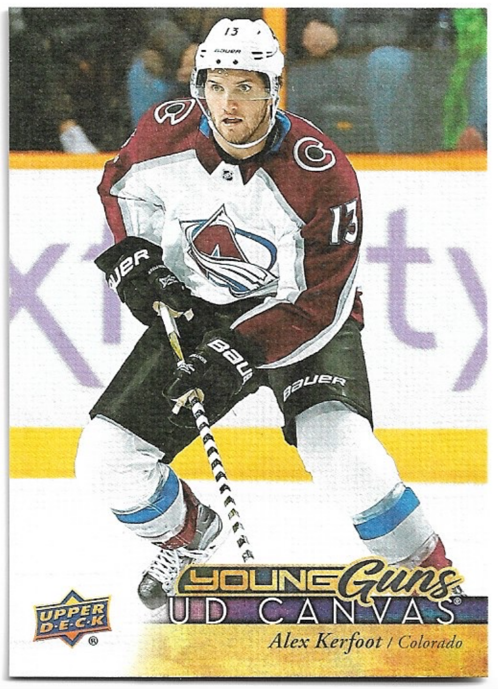 Rookie Young Guns Canvas ALEX KERFOOT 17-18 UD Series 2