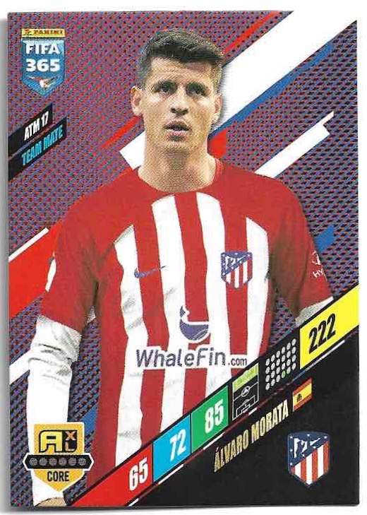 ALVARO MORATA 2024 Panini FIFA 365