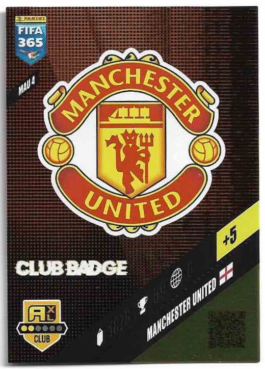 Club Badge MANCHESTER UNITED 2024 Panini FIFA 365