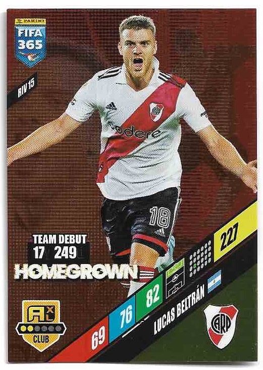 Homegrown LUCAS BELTRAN 2024 Panini FIFA 365