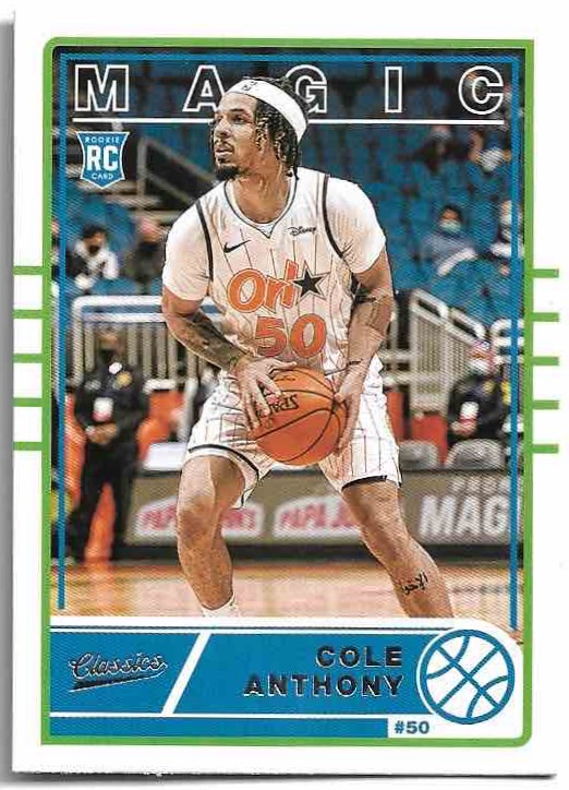 Rookie Classics COLE ANTHONY 20-21 Panini Chronicles Basketball