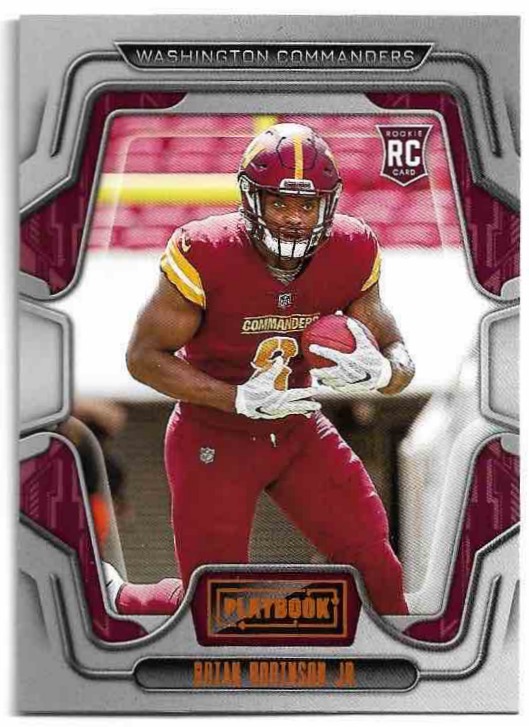 Rookie Orange BRIAN ROBINSON JR. 2022 Panini Playbook Football