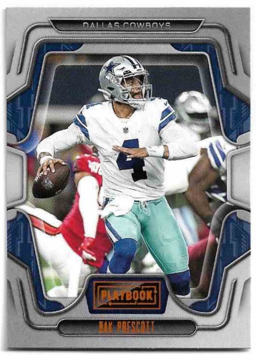 Orange DAK PRESCOTT 2022 Panini Playbook Football