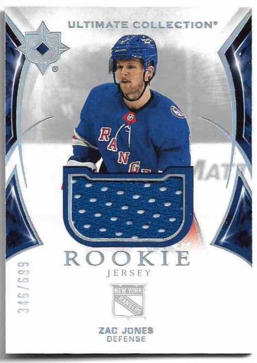 Jersey Rookie ZAC JONES 21-22 UD Ultimate Collection /699