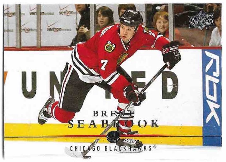 BRENT SEABROOK 08-09 UD Series 2
