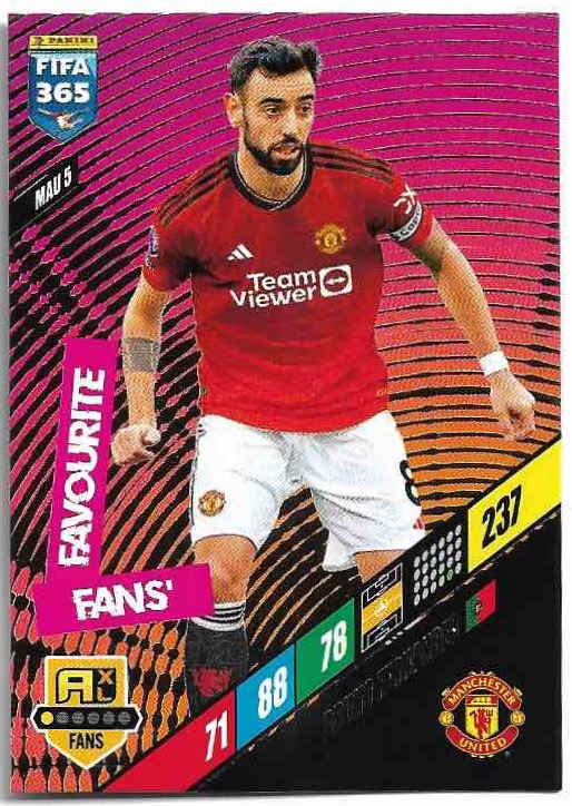 Fans Favourite BRUNO FERNANDES 2024 Panini FIFA 365