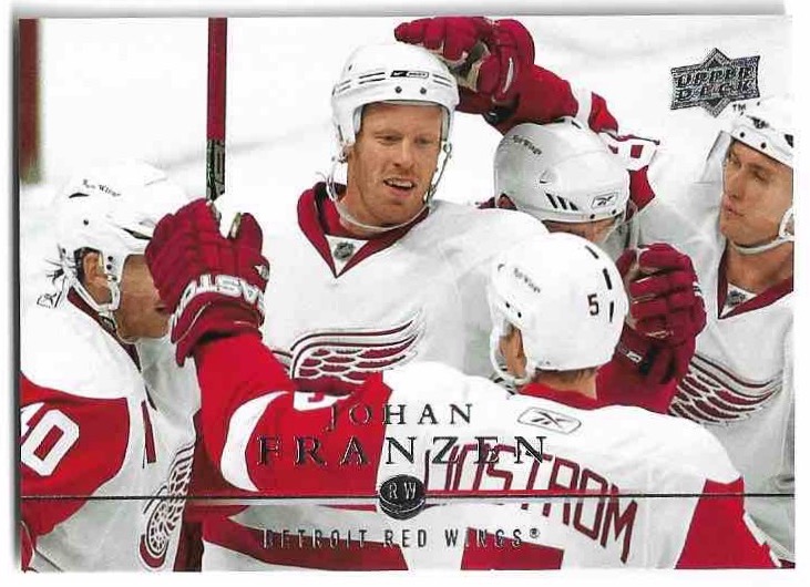 JOHAN FRANZEN 08-09 UD Series 2