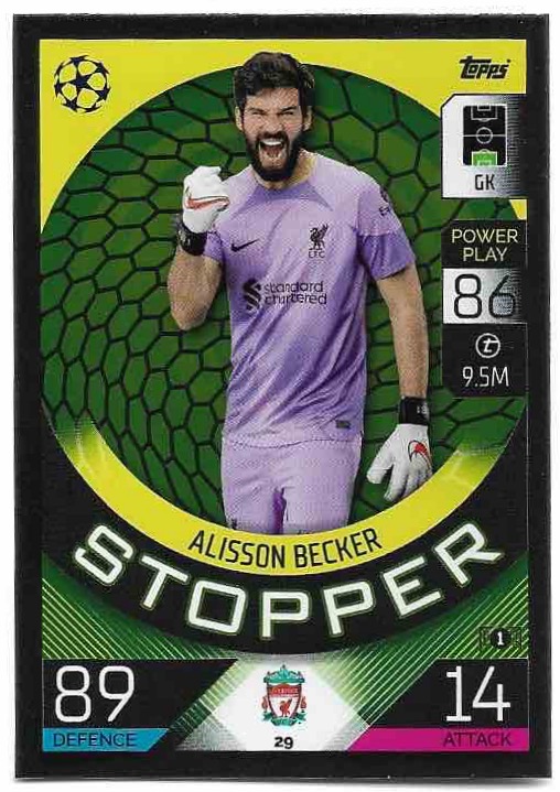 Stopper ALISSON BECKER 22-23 Match Attax UCL