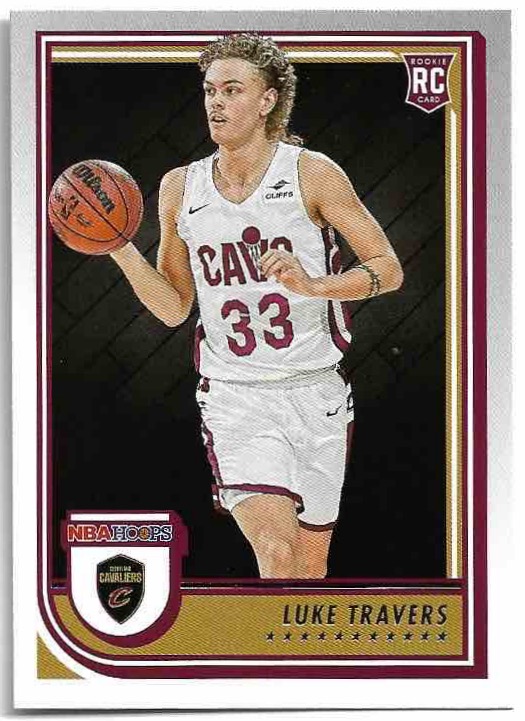 Rookie LUKE TRAVERS 22-23 Panini Hoops Basketball