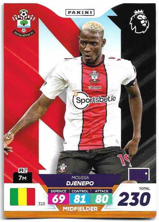 MOUSSA DJENEPO 2023 Panini Adrenalyn XL Premier League Plus