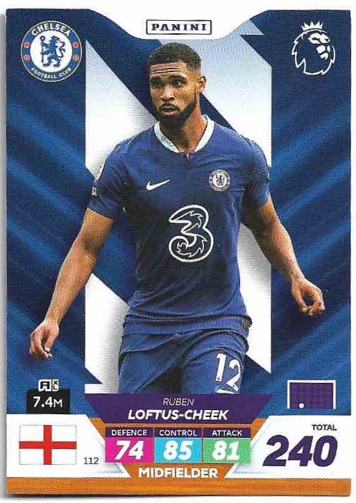 RUBEN LOFTUS-CHEEK 2023 Panini Adrenalyn XL Premier League Plus