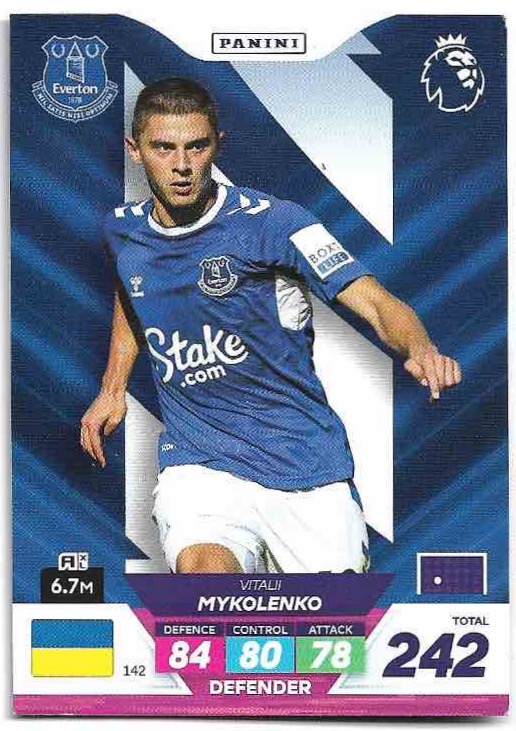 VITALII MYKOLENKO 2023 Panini Adrenalyn XL Premier League Plus