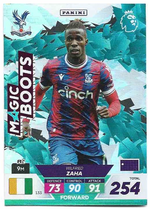 Magic Boots WILFIRED ZAHA 2023 Panini Adrenalyn XL Premier League Plus