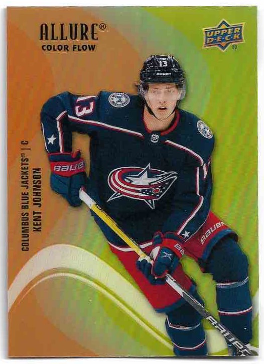 Rookie Orange-Yellow Color Flow KENT JOHNSON 22-23 UD Allure