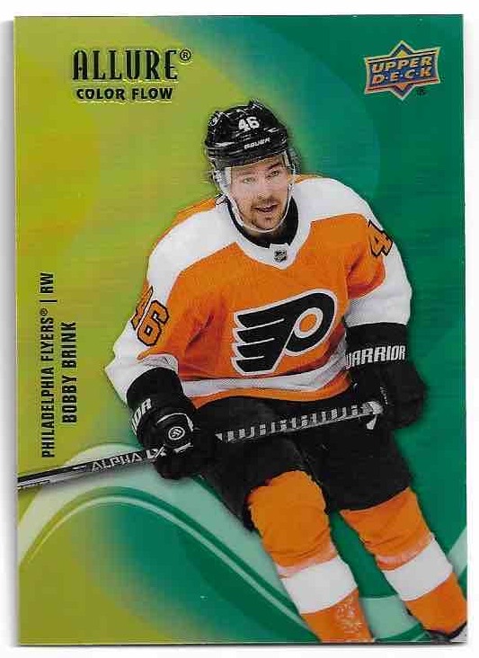 Rookie Yellow-Green Color Flow BOBBY BRINK 22-23 UD Allure