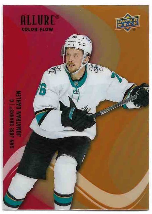 Rookie Red-Orange Color Flow JONATHAN DAHLEN 22-23 UD Allure