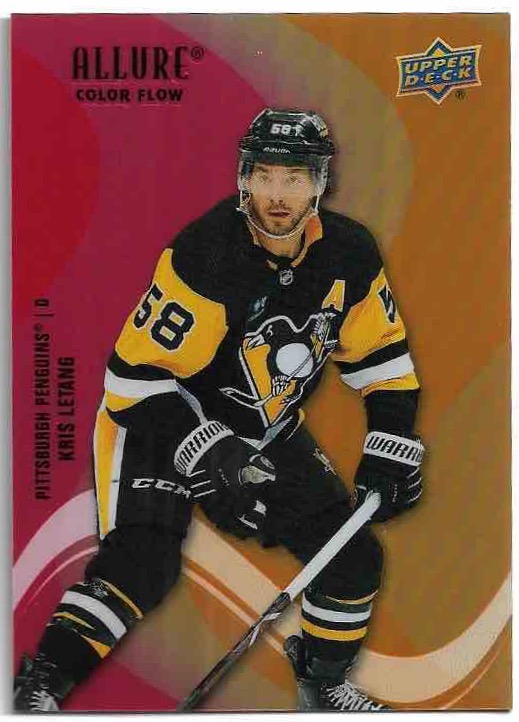 Rookie Red-Orange Color Flow KRIS LETANG 22-23 UD Allure