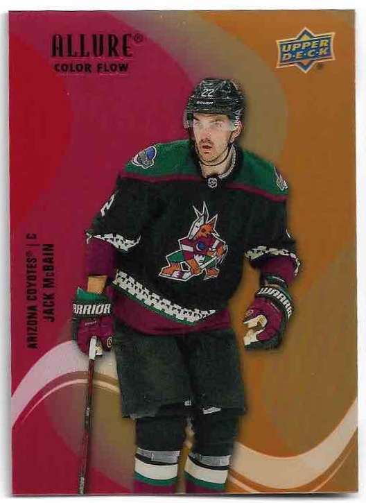 Rookie Red-Orange Color Flow JACK MCBAIN 22-23 UD Allure