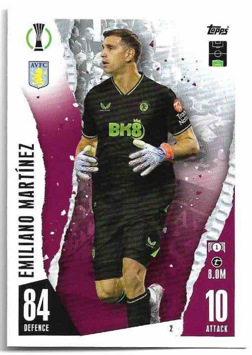 EMILIANO MARTINEZ 23-24 Match Attax UCL