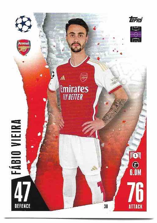 FABIO VIEIRA 23-24 Match Attax UCL