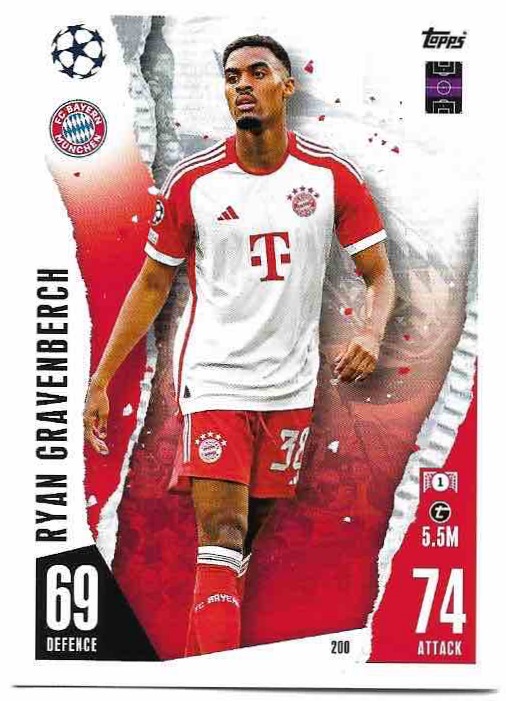 RYAN GRAVENBERCH 23-24 Match Attax UCL