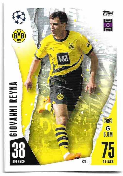 GIOVANNI REYNA 23-24 Match Attax UCL