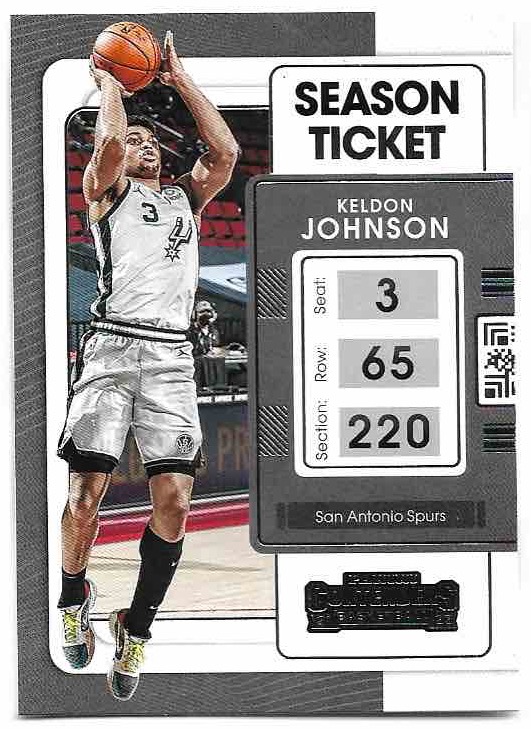 KELDON JOHNSON 21-22 Panini Contenders Basketball